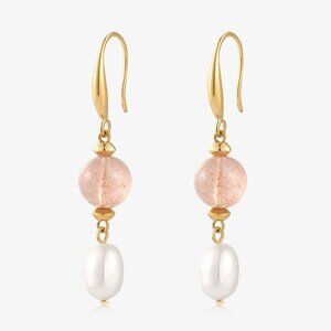 Ivy Rose Quartz Earrings